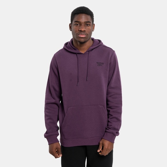Reebok Men Purple Hoodie Sz XL Retail $50 - Picture 1 of 6